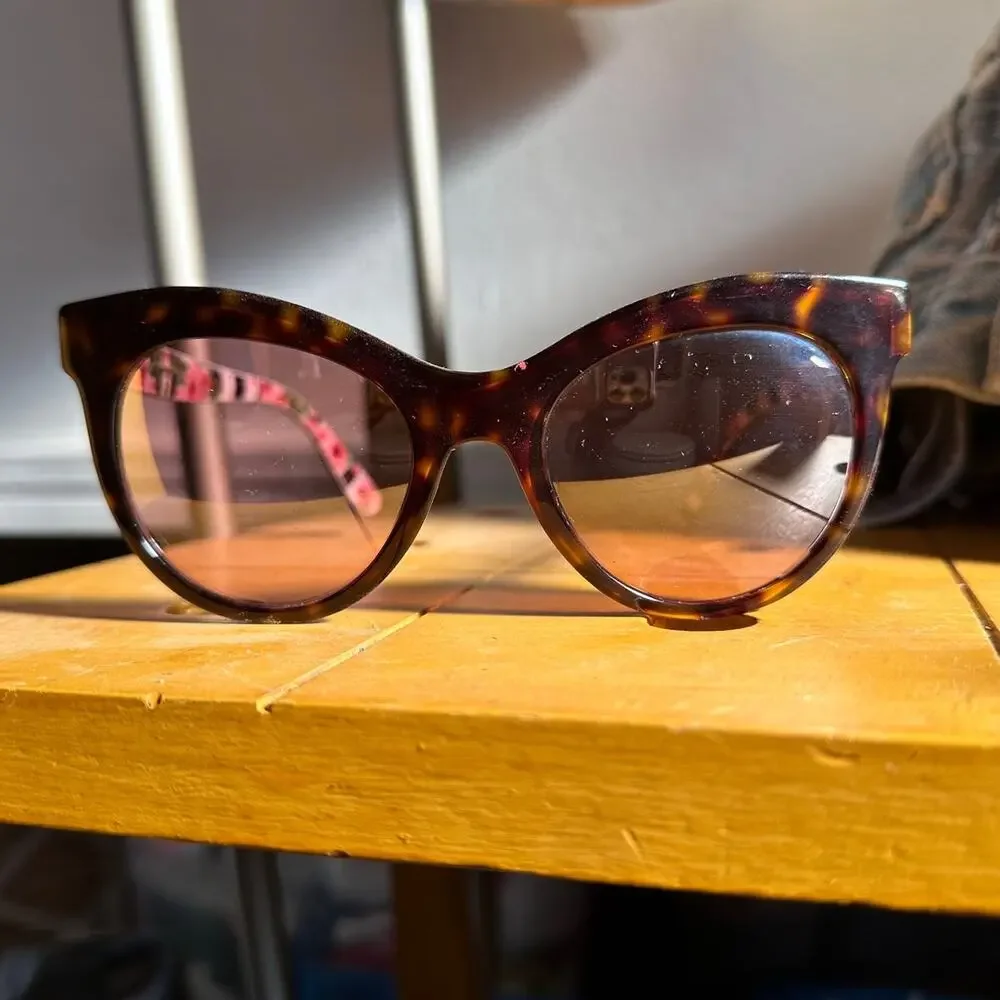 Dolce & Gabbana Sunglasses Women's Cat Eye DG4311 31667E Havana on Print Rose